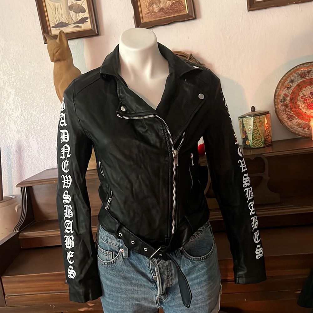 Biker type jacket